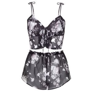 Rihanna x River Island Floral Print Matching Set